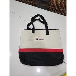 Large Carnival Cruise Tote Bag/beach Bag Zippered Bag Bin